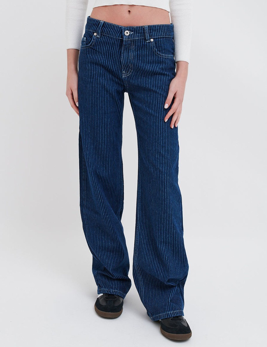 Jeans Suite Benedict | Jeans Wide Gessato Dark