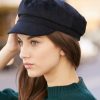 Accessori Suite Benedict | Cappello Baker In Velluto A Coste Black