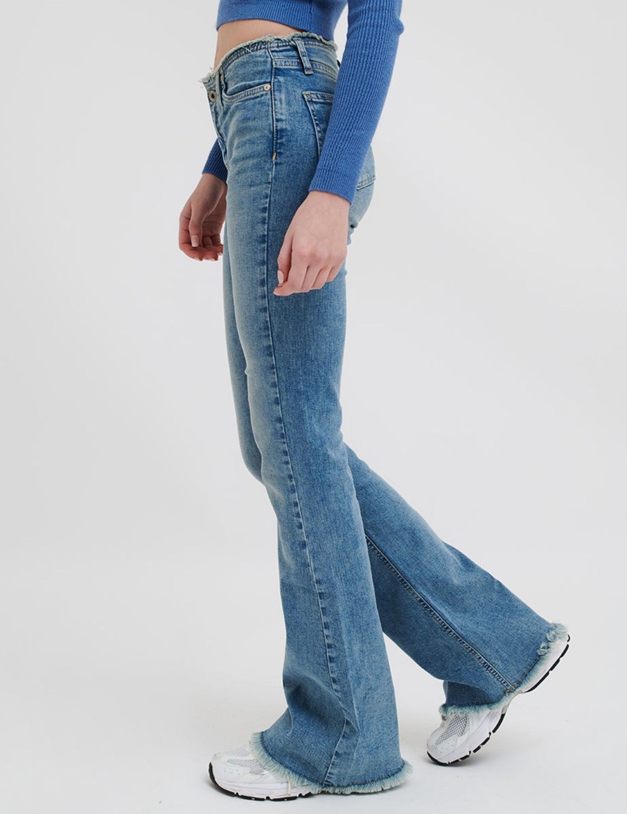 Jeans Suite Benedict | Jeans Y2K Vita Sfrangiata Light