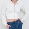 Felpe Suite Benedict | Felpa Crop Effetto Corsetto Offwhite