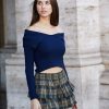 Maglieria Suite Benedict | Maglione Off-Shoulder Dk Navy