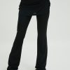 Pantaloni Suite Benedict | Pantalone Flare Con Gonna Sovrapposta Nero