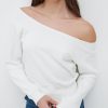 Felpe Suite Benedict | Felpa Offshoulder Offwhite