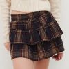 Gonne E Shorts Suite Benedict | Skort A Balze Check Navy-Beige