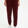 Pantaloni Suite Benedict | Pantalone Jogger Low Waist Bordeaux