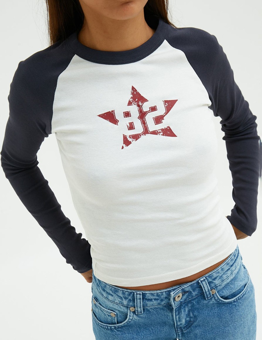 Graphic Tees Suite Benedict | Tshirt "Star 82" Snow-Midnight