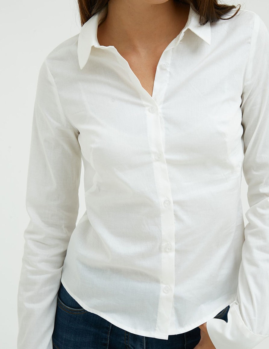 Bluse E Camicie Suite Benedict | Camicia Regular Avvitata Panna