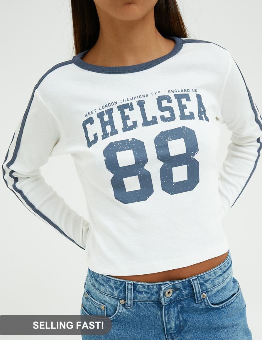 Graphic Tees Suite Benedict | Tshirt "Chelsea" Offwhite-Ink