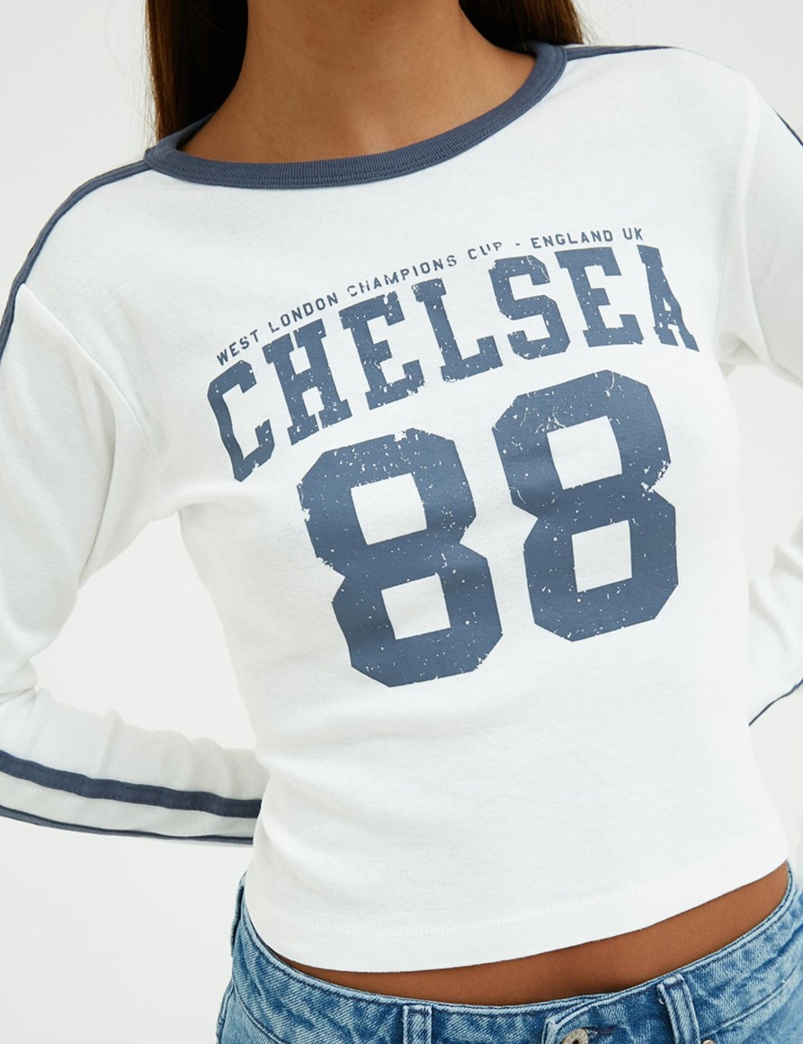 Graphic Tees Suite Benedict | Tshirt "Chelsea" Offwhite-Ink