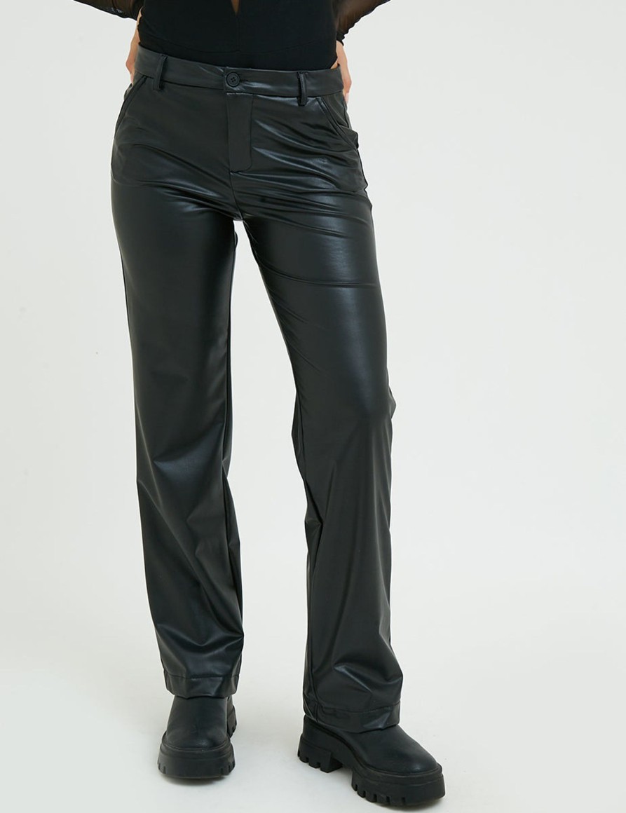 Pantaloni Suite Benedict | Pantalone In Similpelle Nero