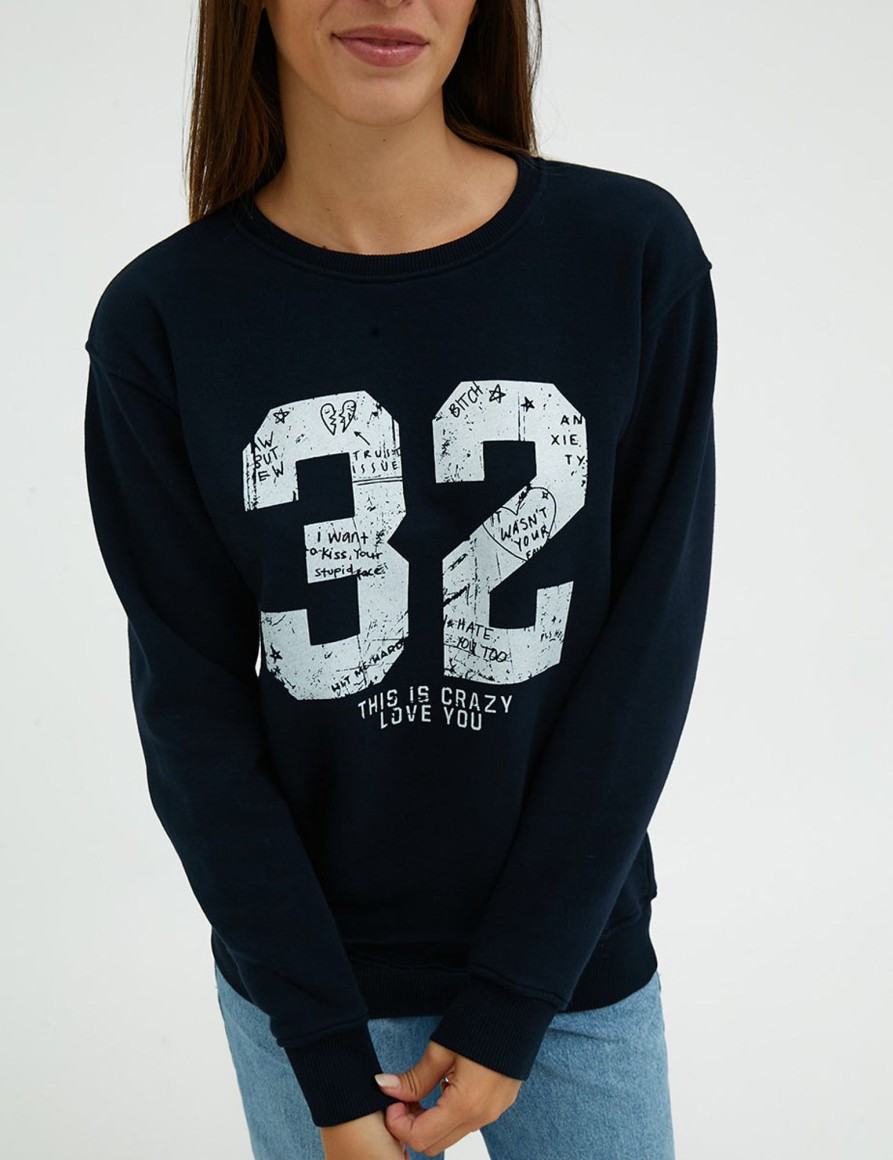 Felpe Suite Benedict | Felpa "Love 32" Dk Navy