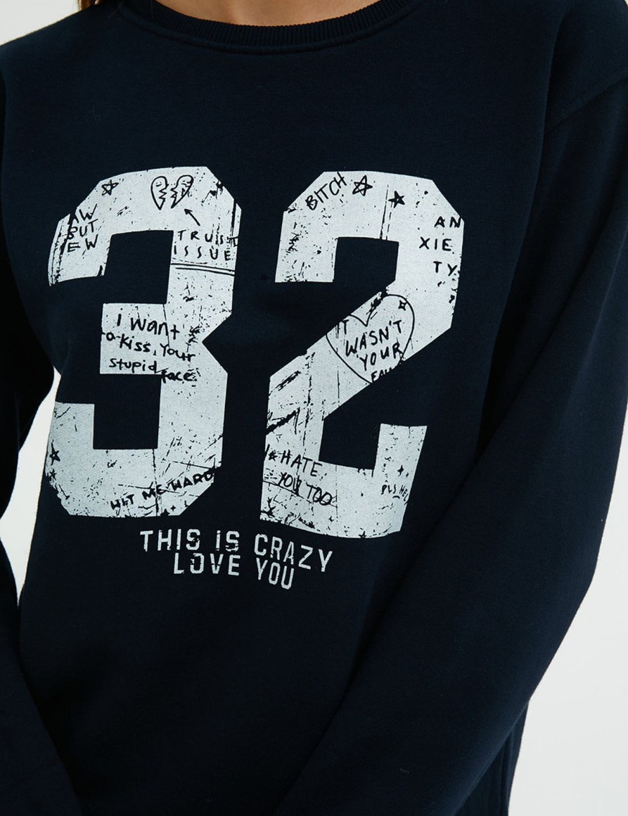 Felpe Suite Benedict | Felpa "Love 32" Dk Navy