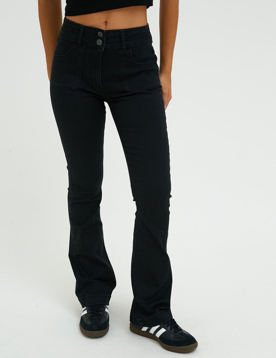 Jeans Suite Benedict | Jeans Flare Black Acid