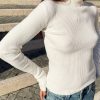 Maglieria Suite Benedict | Maglia A Costine Collo Alto Offwhite