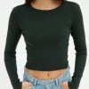 Top & T-Shirts Suite Benedict | Roundneck Longsleeves Top Dk Green