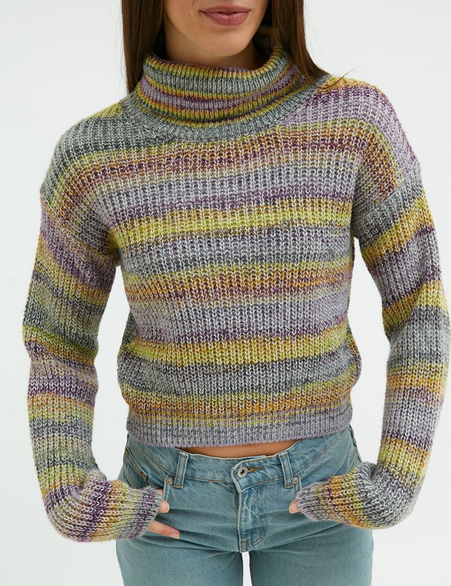 Maglieria Suite Benedict | Maglione A Collo Alto Multicolor