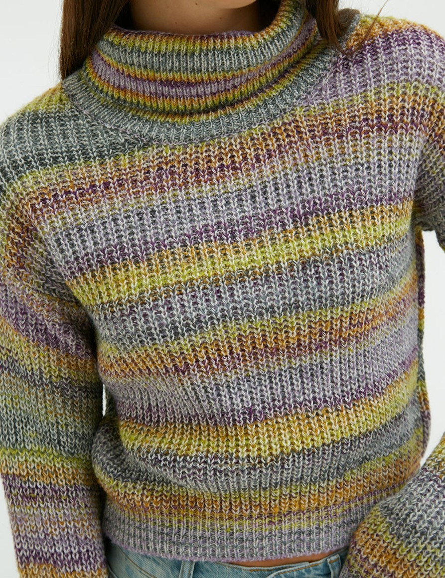 Maglieria Suite Benedict | Maglione A Collo Alto Multicolor