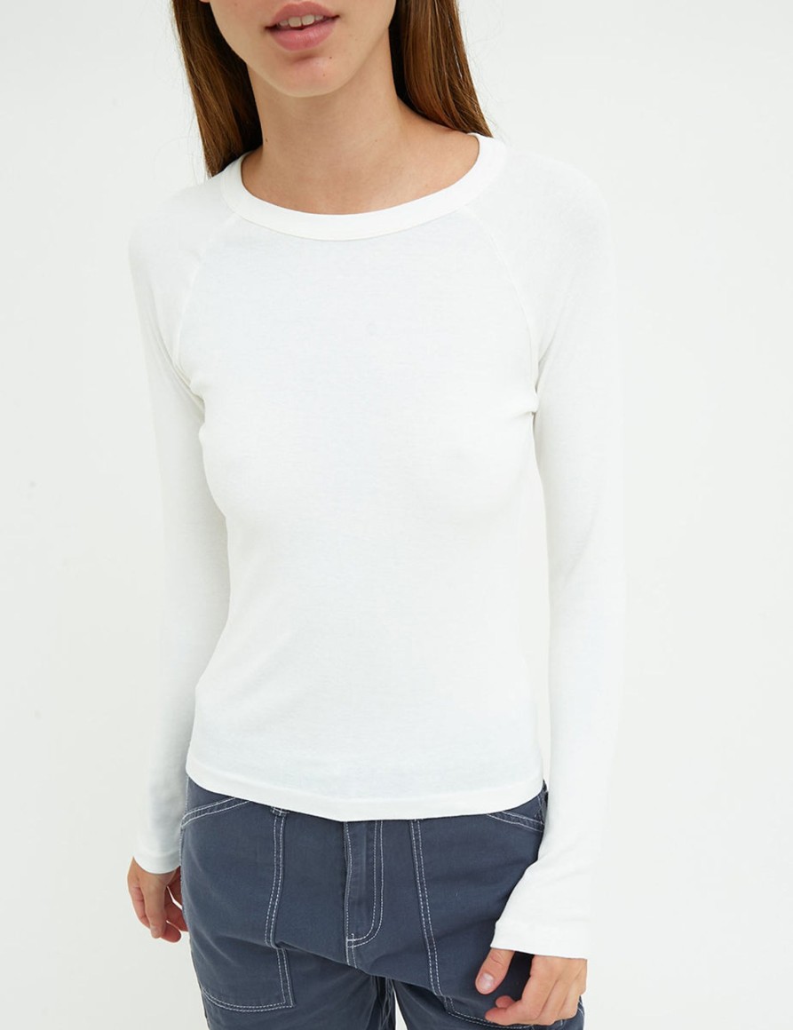 Top & T-Shirts Suite Benedict | T-Shirt Manica Lunga Basic Offwhite