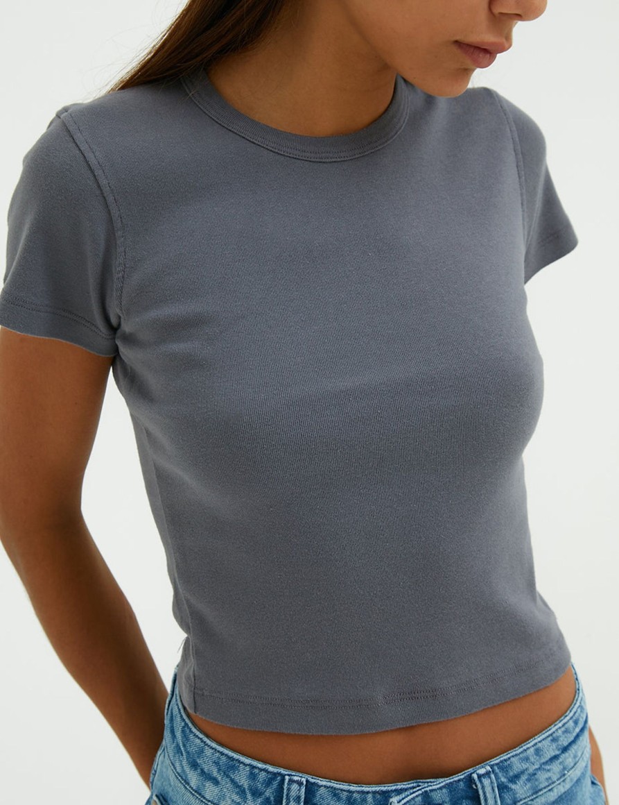 Top & T-Shirts Suite Benedict | T-Shirt Fitted Titanium Grey