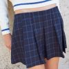 Gonne E Shorts Suite Benedict | Gonna A Pieghe Check Blue