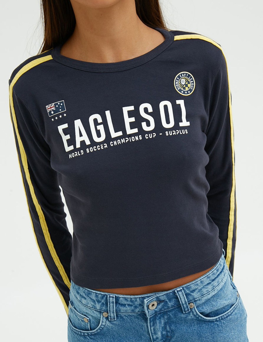 Graphic Tees Suite Benedict | Tshirt "Eagles" Midnight-Yellow