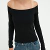 Top & T-Shirts Suite Benedict | Top Offshoulder Black